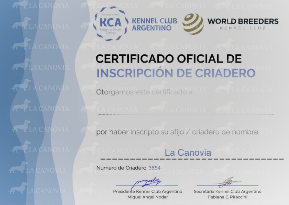 Kennel Club Argentina La Canovia